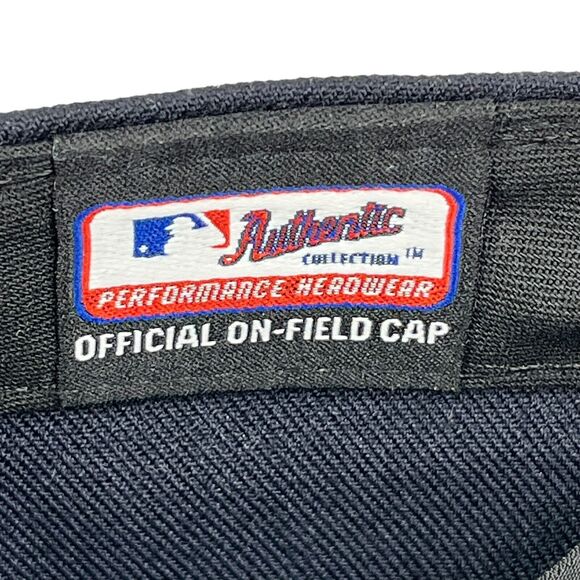 New Era Boston Red Sox Baseball Cap Hat MLB 90's Authentic Collection Size 7 1/4 - Picture 9 of 9